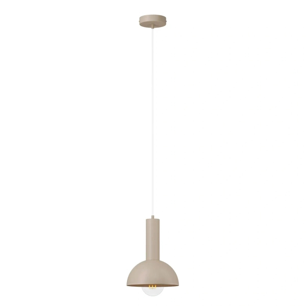 Zwisowa lampa kopuła VITRUM kaszmirowa 1xE27 nad stół metalowa 41554