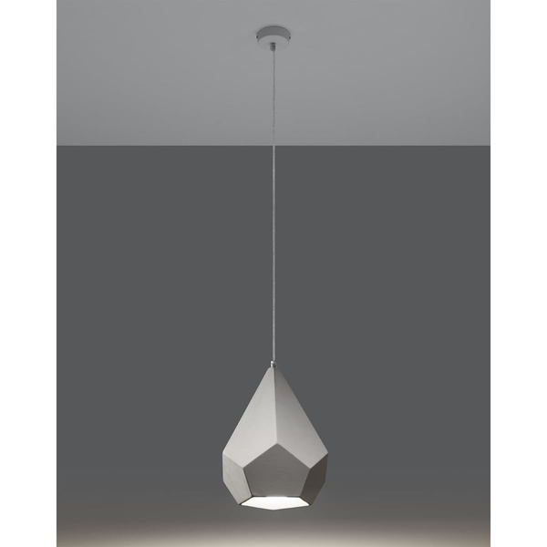 Ceramiczna lampa wisząca SL.0844 do przedpokoju biała