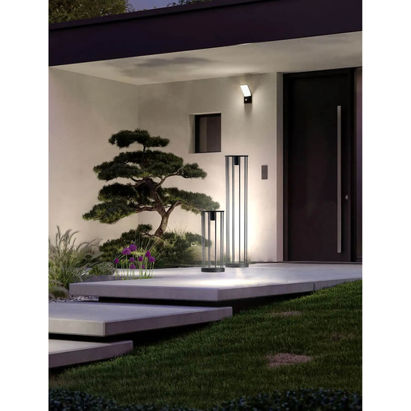 Lampa tarasowa stojąca Hagi 9907 Shilo LED 15W klatka druciana IP54 antracyt