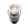 Okrągłe oczko łazienkowe IKON 94430 LED 0,75W 3000-4000K IP67 przezroczyste