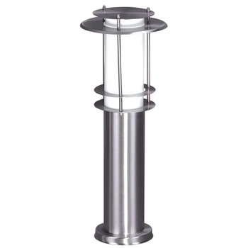Stojąca LAMPA zewnętrzna Tares K-LP238-450 Kaja metalowa OPRAWA ogrodowa outdoor słupek IP44 chrom