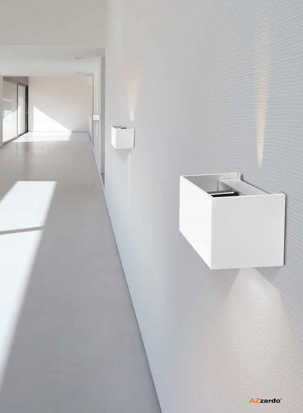 Ścienna lampa ogrodowa Gambino AZ4472 LED 6W 4000K IP54 biała
