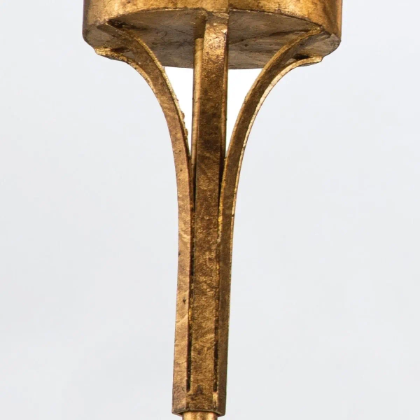 Potrójna lampa wisząca Sawgrass QN-SAWGRASS-3-DG-O tubki białe złote