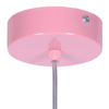 Wisząca LAMPA loft KP-21 RÓŻOWY Kaja druciany ZWIS nad łóżko