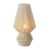 Lampa stołowa Razzo 108822 boho bawełniana metalowa beżowa