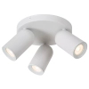 Lampa sufitowa z regulacją PUNCH 13958/13/31 Lucide potrójna biały