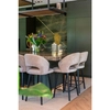 Krzesło barowe aksamitne Savoy S4561 KHAKI VELVET Richmond Interiors szykowne khaki