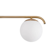 Sufitowa lampa Milano ABR-LW3XE27M Abruzzo bańki do salonu złota biała