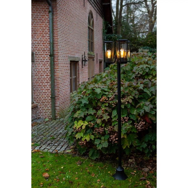 Potrójna stojąca latarnia PINE 7196603012 IP44 do ogrodu czarny