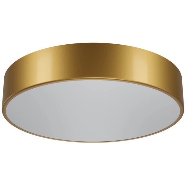Nowoczesny plafon ledowy 137623620859 złoty 43W 4000K hol