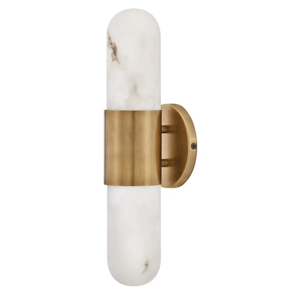 Łazienkowy kinkiet Ibiza QN-IBIZA-M-HB LED 21W 3000K podłużny IP44 mosiądz