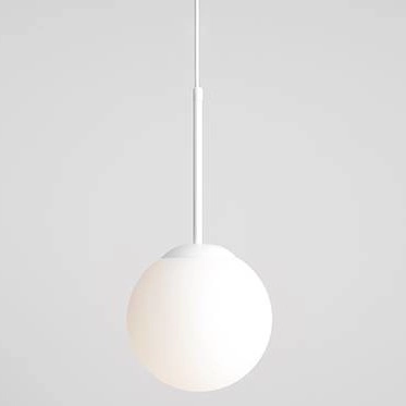 Lampa wisząca BOSSO 1087G Aldex szklana kula biała