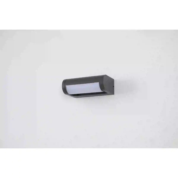 Zewnętrzna lampa ścienna SOLDEN antracytowa W0464 LED 12W 3000K IP65 na taras