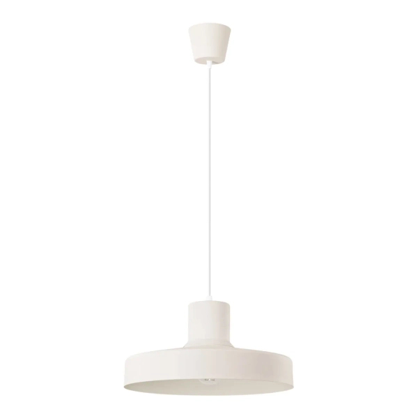 Lampa wisząca BILO SL.1704 beżowa owalna metalowa 1xE27