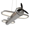 Wisząca lampa samolot Fokker 77490/26/15 LED 28W 2500K dziecięca srebrny