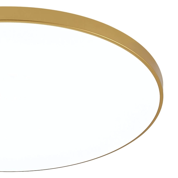 Plafon sufitowy okrągły Veri WM-C7300-M-G LED 4000K 44,5W biały złoty