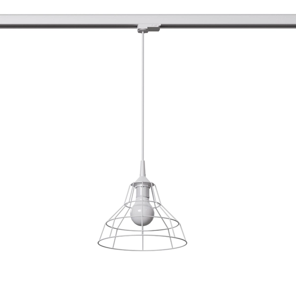 Trzyfazowa lampa wisząca ANATA MYL.00353 druciana z żarówką biały