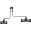 Natynkowa LAMPA sufitowa VASCO 31551 Sigma metalowa OPRAWA loftowy plafon na wysięgniach czarny