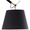 Lampa stojąca Zyta AZ4193+AZ2600 abażurowa z regulacją do sypialni czarna