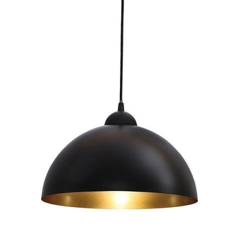 Wisząca lampa loftowa Round CHFB-E27 Abigali metalowa nad wyspę do kuchni czarna