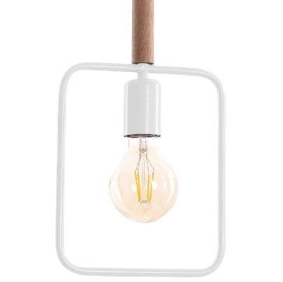 Skandynawska lampa wisząca Frame 31-73563 ramka zwis loftowy biały