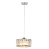 Glamour wisząca lampa Vetro LP-2910/1P CH round okrągła chrom