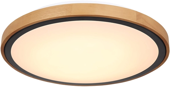 Lampa nasufitowa Bruno 41764-24 loftowa LED 24W drewniana