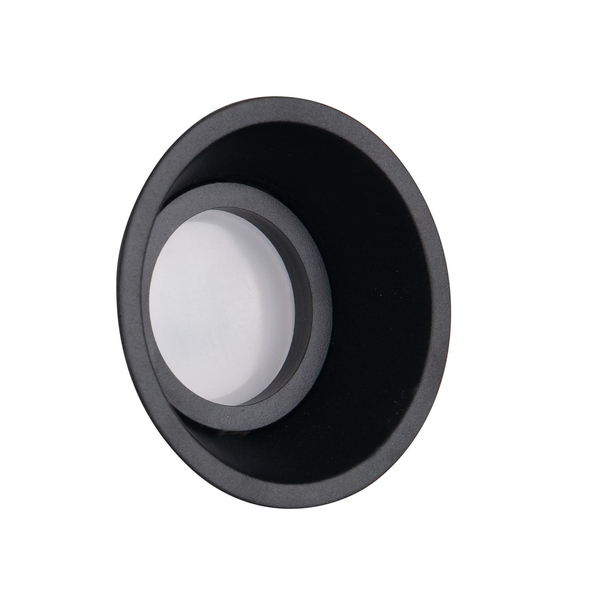 Oprawa wpustowa okrągła Deep H0111 Maxlight podtynkowa metalowa czarna