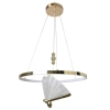 Ringowy żyrandol Marissa LP-2515/1P GD LED 66W CCT motyl złoty