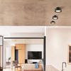 Okrągły plafon Braket 322901104 Elkim LED 6W 3000K metalowa do salonu złoty