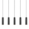 Lampa wisząca Tilo 2010483003 Nordlux kaskada metalowe tuby czarne