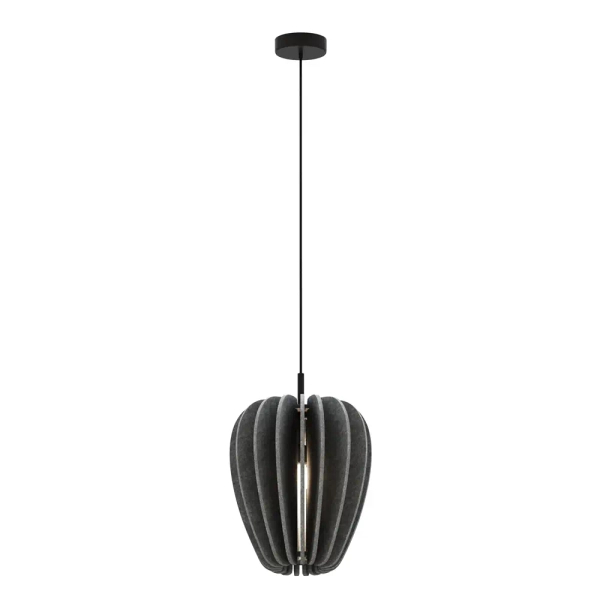 Jadalniana lampa wisząca Cambio MOD398PL-01GR nad wyspę czarna