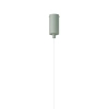 Podłużna wisząca lampa SOPEL szałwiowa 1xG9 tubka do sypialni 41825