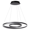Wisząca lampa TRINITI 46402/99/30 Lucide LED 136W 3000K okrąg czarna