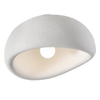 Sufitowa lampa kopuła STONE DN426-40C metalowa kamień biała