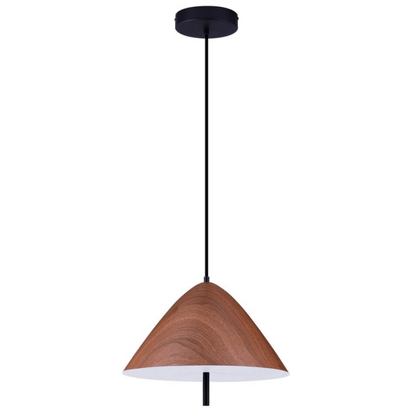 Wisząca lampa do jadalni CARAPARI LE44814 LED 17W 3000K drewniany