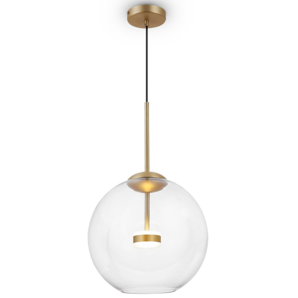 Wisząca lampa nad stół Cometa MOD056PL-L12G3K LED 3000K kula złota