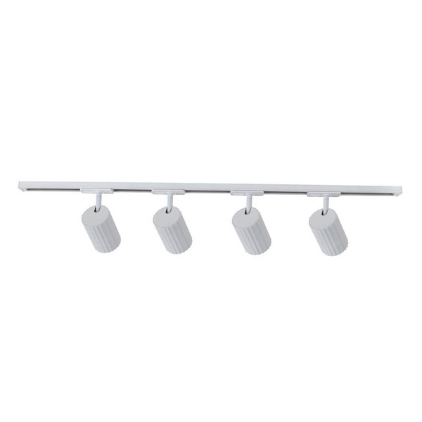 System szynowy Tokio LP-787 SET 1F WH regulowany reflektorki 1-fazowy białe