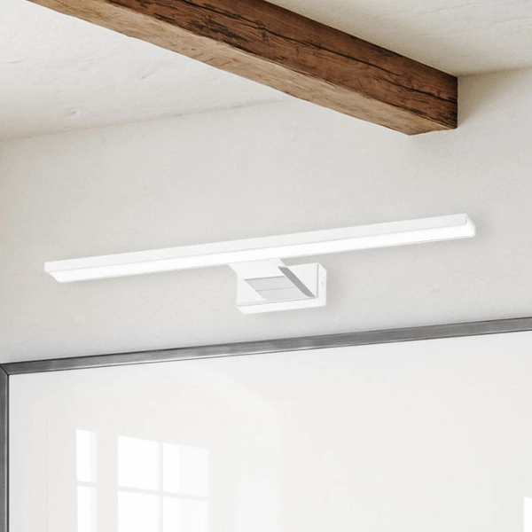 Kinkiet LAMPA ścienna SHINE ML3878 Milagro łazienkowa OPRAWA nad lustro LED 13,8W 4000K galeryjka IP44 biała