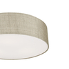 Materiałowy plafon natynkowy Turda 8953 szara lampa do pokoju