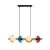 Wisząca lampa nad stół Nauti PND-37482-4-MLTI Italux do kuchni multikolor