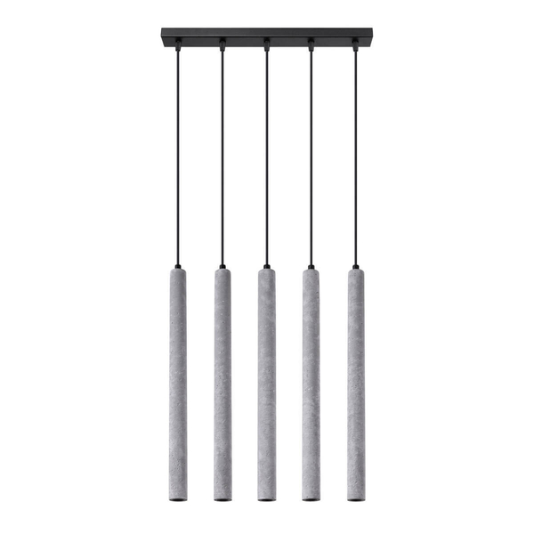 Lampa wisząca Pastelo SL.1274 sople do salonu szara