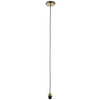 Wisząca lampa do salonu Cable set 61809 mosiądz czarny