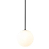 Wisząca lampa kulista Kier 10310 loftowa biała czarna