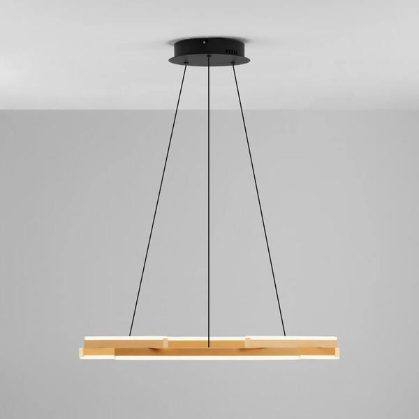 Designerska lampa zwieszana Balta LE43529 LED 38W 3000K złota czarna