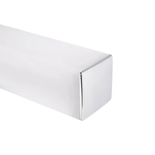 Łazienkowa LAMPA ścienna SALSA 03843 Ideus metalowa OPRAWA kinkiet LED 12W 4000K listwa IP44 chrom
