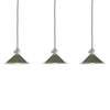 Wisząca lampa do jadalni Hadano HAD3661-07 Dar Lighting zielona chrom