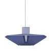 Nowoczesna wisząca lampa YOTTSU YOA699P04 metalowa niebieska LED 14,4W 4000K jadalniana