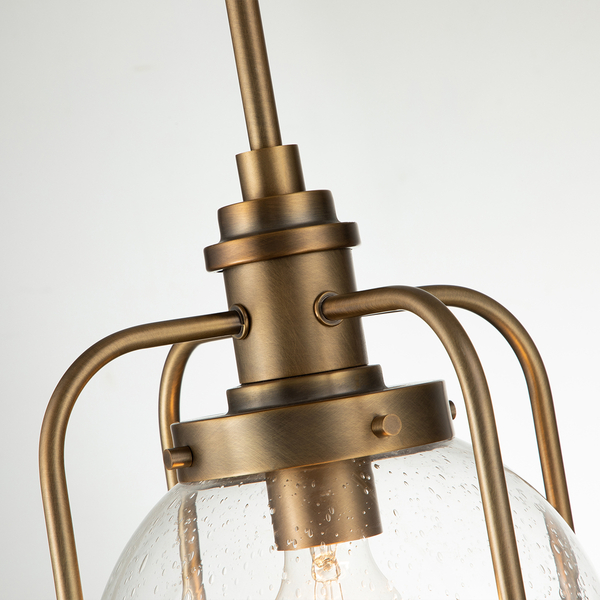 Lampa sufitowa wisząca QN-TRIOCENT-P-NBR ball mosiądz