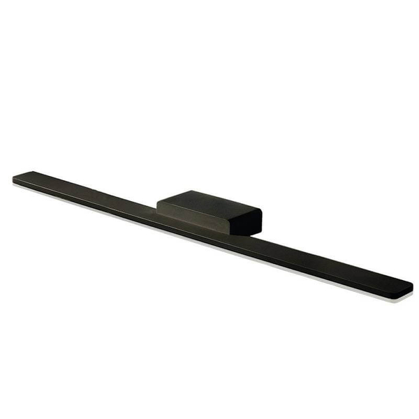 Podłużny kinkiet metalowy Epsilon listwa LED 18W 4000K czarna